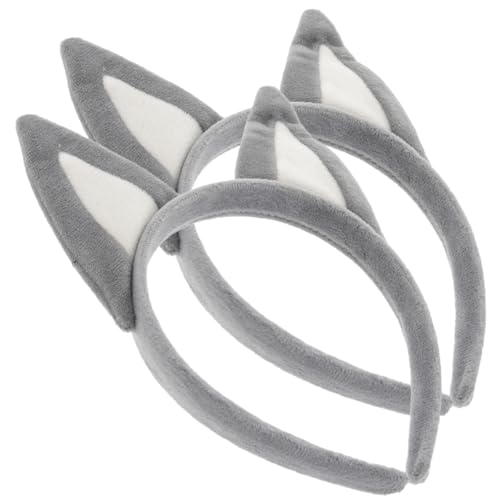 TOVINANNA 2Pcs Welpe Ohren Collie Stirnband Hund Ohren Stirnband Ohrmuffs Für Hunde Hunde Ohrtropfen Hundezubehör Kostüm Hunde Bögen Pelzige Maske Hund Bell Für Hunde Ohren Hundemaske von TOVINANNA