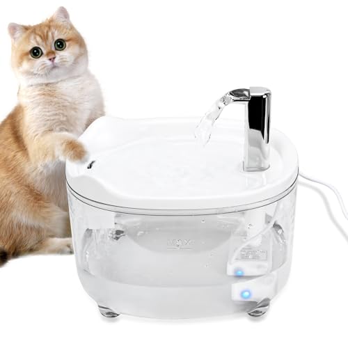 TOWEAR Cat Wasserspender, 1.5L Wasserspender, Haustier Wasserspender Multifunktionaler Filter Silent Water Pump Silent Cat Wasserspender, Geeignet für mehrere Haustiere, um Wasser zu Trinken von TOWEAR