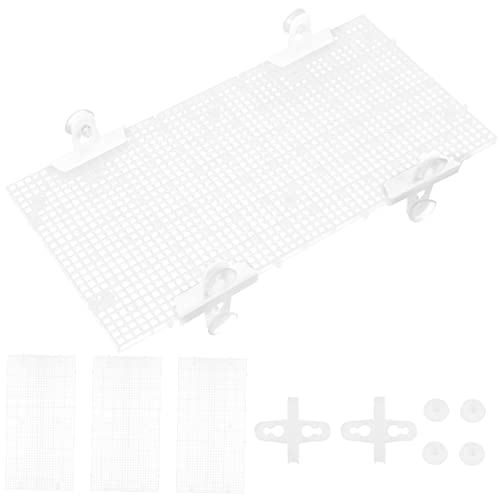 4 Stück Aquarium Trennwand Transparentes Isoliergitter für Fischbecken Zuschneidbar Saugnäpfe zur Trennung von Betta Fischen und Zuchtbereichen 4 Stück Aquarium Trennwand Transparentes Isoliergitter für Fischbecken Zuschneidbar Saugnäpfe zur Trennung von Betta Fischen und Zuchtbereichen von TOYANDONA