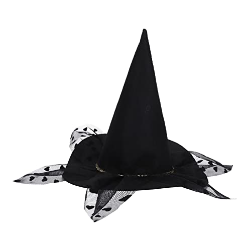 TOYANDONA 1 Satz Kleidung Für Haustiere Hut Hexendekor Haustiermütze Für Halloween Kopfschmuck Für Haustiere Haustier Fotografie-Requisite Hundemütze Kopfbedeckung Die Katze Vlies von TOYANDONA