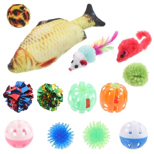 TOYANDONA 1Satz Cat Teaser Toy Fun Mouse Shaped Cat Playthings for Kittens Engaging Household Play Toys to Soothe Teething and Promote Healthy Exercise TOYANDONA 1Satz Cat Teaser Toy Fun Mouse Shaped Cat Playthings for Kittens Engaging Household Play Toys to Soothe Teething and Promote Healthy Exercise von TOYANDONA