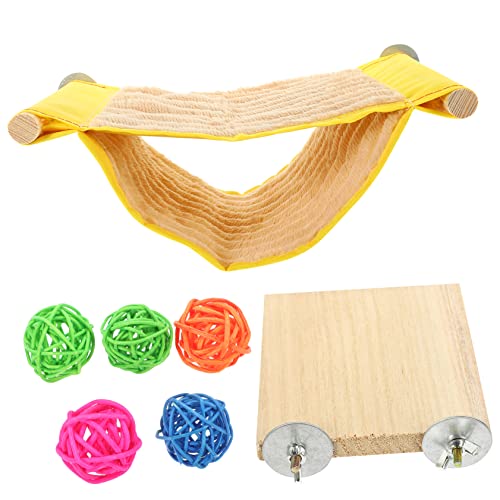 TOYANDONA 1Satz Hängemattenbett für Kleine Haustiere Warmes Nest für Hamster Meerschweinchen und Frettchen Teiliges Spielzeugball für Winter TOYANDONA 1Satz Hängemattenbett für Kleine Haustiere Warmes Nest für Hamster Meerschweinchen und Frettchen Teiliges Spielzeugball für Winter von TOYANDONA