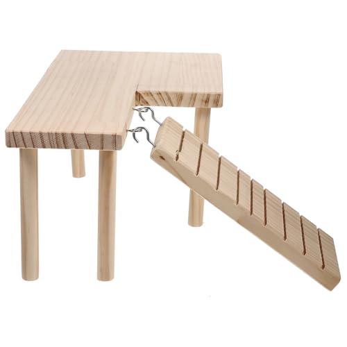TOYANDONA Verschleißfestes Hamsterspielzeug Filigrane Hamsterplattform mit Leiter Klettern und Spielen für Hamster Chinchillas und Ratten Haustier Zubehör für Käfige TOYANDONA Verschleißfestes Hamsterspielzeug Filigrane Hamsterplattform mit Leiter Klettern und Spielen für Hamster Chinchillas und Ratten Haustier Zubehör für Käfige von TOYANDONA