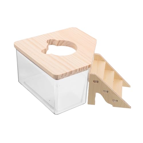 TOYANDONA 1Satz Hamster Sandbad Box mit Rampe Teiliges für Hamster und Meerschweinchen Abnehmbar Reinigen Vielseitig Einsetzbar Toilette oder Badewanne Transparentes TOYANDONA 1Satz Hamster Sandbad Box mit Rampe Teiliges für Hamster und Meerschweinchen Abnehmbar Reinigen Vielseitig Einsetzbar Toilette oder Badewanne Transparentes von TOYANDONA