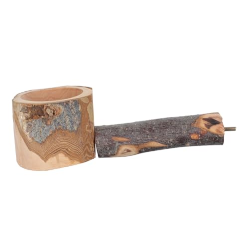 TOYANDONA 1Stück Holz Papagei Stand mit Futter Schüssel Vogelspielzeug für Papageien Lovebirds und Kleine Kauen und Entspannen Holzständer TOYANDONA 1Stück Holz Papagei Stand mit Futter Schüssel Vogelspielzeug für Papageien Lovebirds und Kleine Kauen und Entspannen Holzständer von TOYANDONA