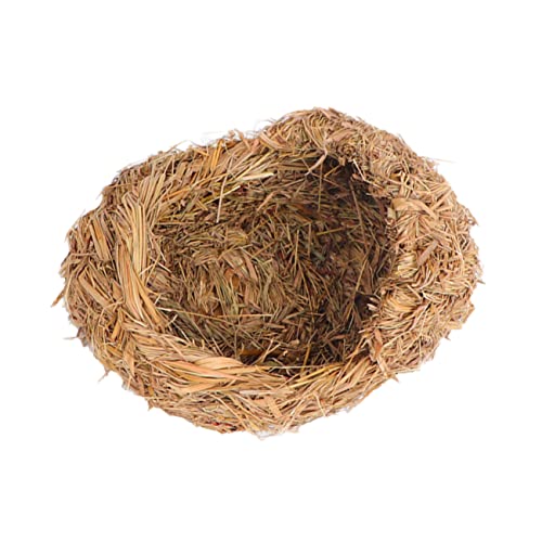 TOYANDONA 1Stück Langlebiges Stroh Haustierbett für Kleine Gemütliches Kaninchenbett aus Gewebtem Gras für Katzen Hamster und Andere Kleine Haustiere Atmungsaktiv TOYANDONA 1Stück Langlebiges Stroh Haustierbett für Kleine Gemütliches Kaninchenbett aus Gewebtem Gras für Katzen Hamster und Andere Kleine Haustiere Atmungsaktiv von TOYANDONA