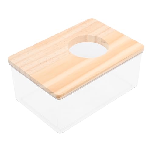 TOYANDONA 1Stück Sandbad Box für Kleintiere Transparente Hamster Toilette Sandbadewanne Multifunktional für Hamster Rennmäuse Chinchillas TOYANDONA 1Stück Sandbad Box für Kleintiere Transparente Hamster Toilette Sandbadewanne Multifunktional für Hamster Rennmäuse Chinchillas von TOYANDONA