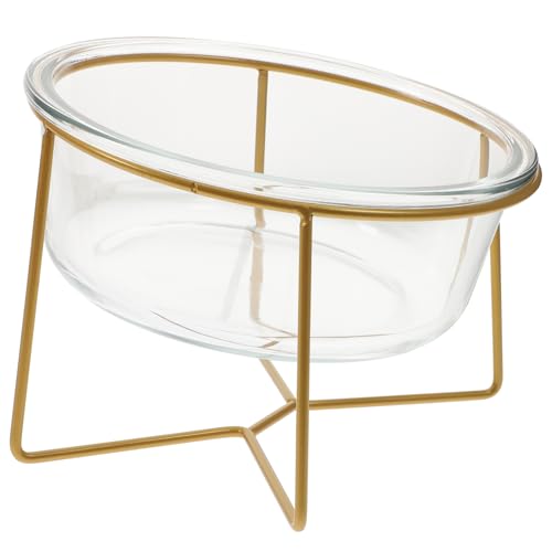 TOYANDONA 1Stück Stabiler Glasschale Pet Feeder Für Katzen Erhöhte Futterschale Mit Rutschfester Unterseite Für Kleine Haustiere Komfortables Fressen TOYANDONA 1Stück Stabiler Glasschale Pet Feeder Für Katzen Erhöhte Futterschale Mit Rutschfester Unterseite Für Kleine Haustiere Komfortables Fressen von TOYANDONA