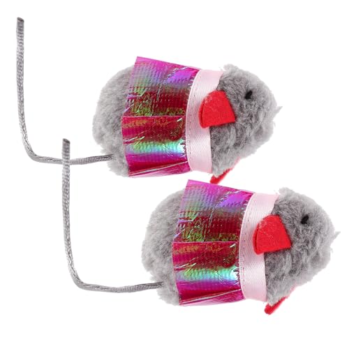 TOYANDONA 2 Stück ausgestopftes Katzenspielzeug für Katzen Kätzchen Katze Katzenminze Katzen-Mäuse- Katzenspielzeug Plüsch TOYANDONA 2 Stück ausgestopftes Katzenspielzeug für Katzen Kätzchen Katze Katzenminze Katzen-Mäuse- Katzenspielzeug Plüsch von TOYANDONA