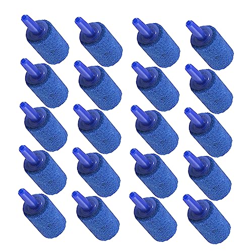 TOYANDONA 20 STK Blasendiffusor Aquarium Luftstein Luftverteiler Geschmücktes Zubehör Air-Stone-diffusor Sprudelstange Für Aquarien Luftpumpe Für Aquarien Diffusor-ausströmer Luft Für Blue von TOYANDONA