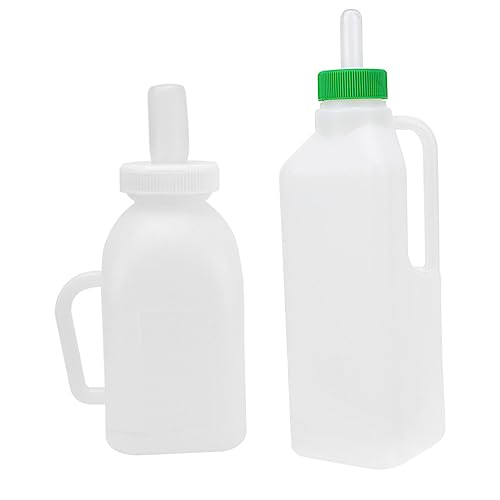 TOYANDONA 2St Flasche Ziegenmilch Milchflasche für Lämmer Trinkflasche für Vieh Kalb Flasche Tier stillflasche tierfutter Milch Flasche Multifunktions-Milchflasche Kälberversorgung Plastik von TOYANDONA