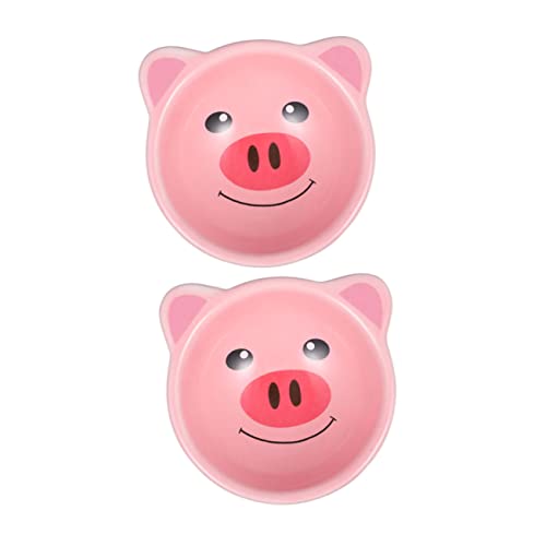 TOYANDONA 2Stücke Cartoon Keramik Futterstation für Kleine Haustiere Süße Hamster und Chinchilla Näpfe rutschfest und Bruchsicher für Futter und Wasser für Heimgebrauch TOYANDONA 2Stücke Cartoon Keramik Futterstation für Kleine Haustiere Süße Hamster und Chinchilla Näpfe rutschfest und Bruchsicher für Futter und Wasser für Heimgebrauch von TOYANDONA