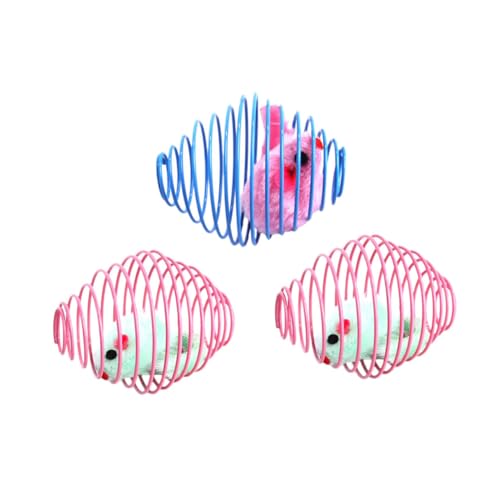TOYANDONA 3 Stück Plüsch Katzenspielzeug Backenzahn Katzensachen Spielzeugkatze drinnen Mäuse Katzenspielzeug Mäusespielzeug für Katzen Rostfreier Stahl Zufällige Farbe TOYANDONA 3 Stück Plüsch Katzenspielzeug Backenzahn Katzensachen Spielzeugkatze drinnen Mäuse Katzenspielzeug Mäusespielzeug für Katzen Rostfreier Stahl Zufällige Farbe von TOYANDONA