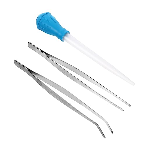 TOYANDONA 3 Stück Teiliges Set Aquarium Reinigungswerkzeuge Pinzette und Pipette für Fischfütterung und Aquarienpflege Geeignet für Aquarienpflanzen und Korallenpflege TOYANDONA 3 Stück Teiliges Set Aquarium Reinigungswerkzeuge Pinzette und Pipette für Fischfütterung und Aquarienpflege Geeignet für Aquarienpflanzen und Korallenpflege von TOYANDONA
