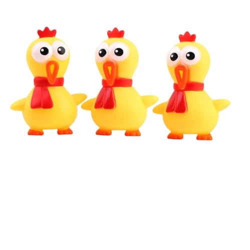 TOYANDONA 3stücke Spielzeug Huhn Mit Schrei-Funktion Kniffliges Quetschspielzeug Für Haustiere Kauspielzeug Für Hunde Glatte Oberfläche Mehrfach Verwendbar TOYANDONA 3stücke Spielzeug Huhn Mit Schrei-Funktion Kniffliges Quetschspielzeug Für Haustiere Kauspielzeug Für Hunde Glatte Oberfläche Mehrfach Verwendbar von TOYANDONA
