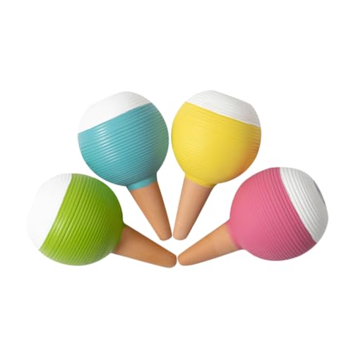 TOYANDONA 4 Stück Selbstbewässerungsgeräte für Pflanzen Automatische Bewässerungskugeln Keramik mit Dekorationsdesign für Blumentöpfe und Bonsai Sorgen für Pflanzenpflege während Ihrer TOYANDONA 4 Stück Selbstbewässerungsgeräte für Pflanzen Automatische Bewässerungskugeln Keramik mit Dekorationsdesign für Blumentöpfe und Bonsai Sorgen für Pflanzenpflege während Ihrer von TOYANDONA