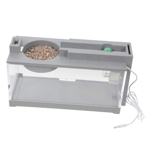 TOYANDONA Aquarium mit Pumpe Kompakter Moderner Fischtank für Zuhause und Büro für Kleine Räume Pflegeleichtes Design für Klare Wasserverhältnisse und Lebendige Fische TOYANDONA Aquarium mit Pumpe Kompakter Moderner Fischtank für Zuhause und Büro für Kleine Räume Pflegeleichtes Design für Klare Wasserverhältnisse und Lebendige Fische von TOYANDONA