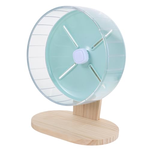 TOYANDONA Hamster Laufrad Leise mit Holzständer Geräuscharmes Kleintier Laufrad für Hamster Igel und Mäuse Langlebiges und Unterhaltsames Haustier für Käfig und Kleines Haustier TOYANDONA Hamster Laufrad Leise mit Holzständer Geräuscharmes Kleintier Laufrad für Hamster Igel und Mäuse Langlebiges und Unterhaltsames Haustier für Käfig und Kleines Haustier von TOYANDONA