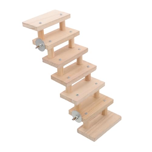 TOYANDONA Hamsterkäfigleiter Meerschweinchen für Hamsterspielzeug groß spielzeuge treppenkarre verschleißfestes Chinchilla- interessante Chinchilla-Leiter hölzern TOYANDONA Hamsterkäfigleiter Meerschweinchen für Hamsterspielzeug groß spielzeuge treppenkarre verschleißfestes Chinchilla- interessante Chinchilla-Leiter hölzern von TOYANDONA
