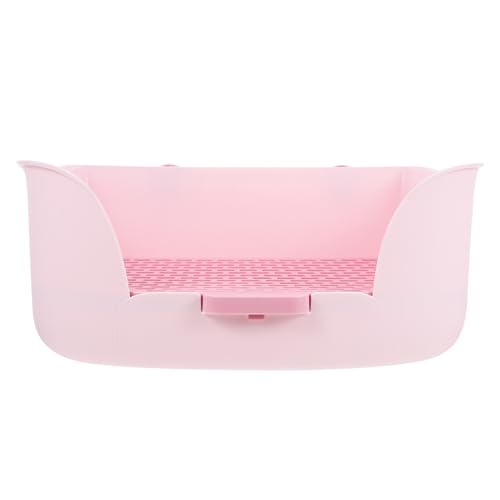 TOYANDONA Kaninchen Toilette aus Material Große Katzentoilette für Kleintiere Tragbare und Wiederverwendbare Litter Box für Kaninchen Meerschweinchen und Hamster TOYANDONA Kaninchen Toilette aus Material Große Katzentoilette für Kleintiere Tragbare und Wiederverwendbare Litter Box für Kaninchen Meerschweinchen und Hamster von TOYANDONA