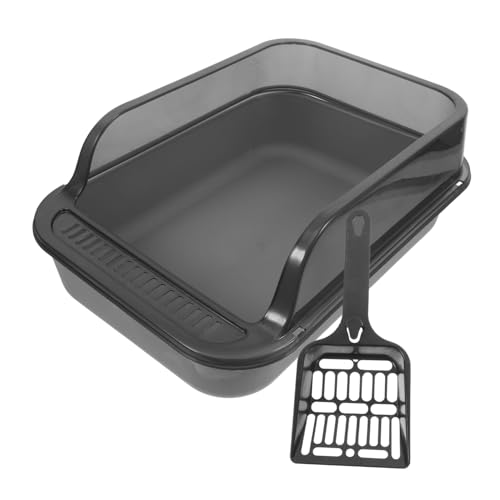 TOYANDONA Kasten Katzentoilette Katzenstreu aus Walnussholz Katzenhängematte Faltbare katzenstreu Katzenpfanne Katzenstreu Pad Brisenstreupellets Katzenklo Abs Dark Grey TOYANDONA Kasten Katzentoilette Katzenstreu aus Walnussholz Katzenhängematte Faltbare katzenstreu Katzenpfanne Katzenstreu Pad Brisenstreupellets Katzenklo Abs Dark Grey von TOYANDONA
