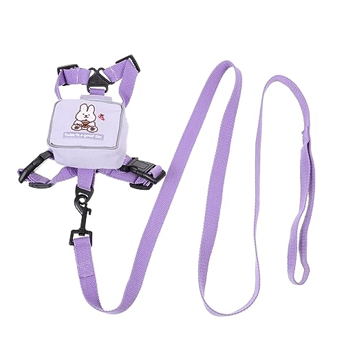 TOYANDONA Katzen Rucksack mit Leine Verstellbares und Bequemes Katzengeschirr für Kleine Strapazierfähig und Atmungsaktiv Outdoor Accessoire für Haustiere Hase TOYANDONA Katzen Rucksack mit Leine Verstellbares und Bequemes Katzengeschirr für Kleine Strapazierfähig und Atmungsaktiv Outdoor Accessoire für Haustiere Hase von TOYANDONA