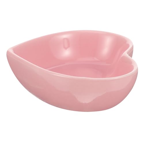 TOYANDONA Keramik Futternapf Herzform für Hamster Chinchilla Kleintiere Design Lebensmittelecht für Futter Wasser Rosa TOYANDONA Keramik Futternapf Herzform für Hamster Chinchilla Kleintiere Design Lebensmittelecht für Futter Wasser Rosa von TOYANDONA