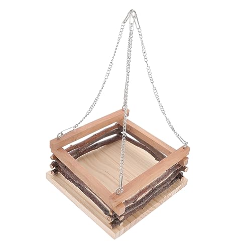TOYANDONA Kleintier Hängematte aus Holz Multifunktionales für Hamster Meerschweinchen Chinchillas zur Käfigdekoration Kauspielzeug Installieren für Spielspaß Geeignet TOYANDONA Kleintier Hängematte aus Holz Multifunktionales für Hamster Meerschweinchen Chinchillas zur Käfigdekoration Kauspielzeug Installieren für Spielspaß Geeignet von TOYANDONA