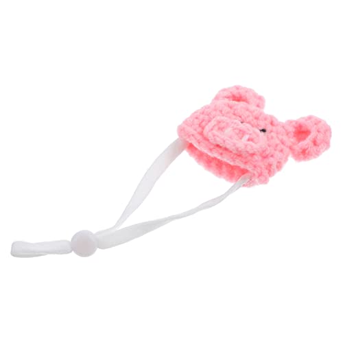 TOYANDONA Mini-strickmütze Zylinder Für Schlangen Mini-Zylinder Häkelmütze Haustier Kleidung Für Meerschweinchen Meerschweinchenhut Süßer Hamsterhut Meerschweinchen Hut Garn Klein Schmücken von TOYANDONA