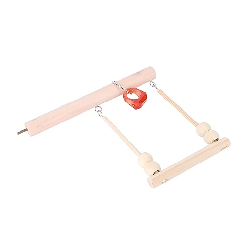 TOYANDONA Parrot Training Stand aus Natürlichem Holz Kauspielzeug und Sitzstange für Papageien und Vögel mit Kletter und Ruheplattform zur Beschäftigung und Krallenpflege für Käfig und TOYANDONA Parrot Training Stand aus Natürlichem Holz Kauspielzeug und Sitzstange für Papageien und Vögel mit Kletter und Ruheplattform zur Beschäftigung und Krallenpflege für Käfig und von TOYANDONA
