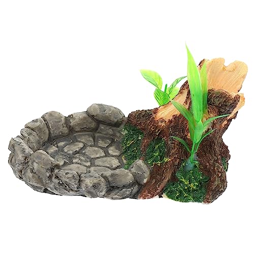 TOYANDONA Terrarium Futter Und Wasserschale Für Reptilien Korrosionsbeständig Glatte Oberfläche Für Schildkröten Geckos Und Schlangen Zubehör TOYANDONA Terrarium Futter Und Wasserschale Für Reptilien Korrosionsbeständig Glatte Oberfläche Für Schildkröten Geckos Und Schlangen Zubehör von TOYANDONA