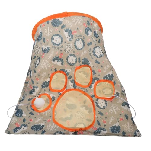 TOYANDONA Tunnelspielzeug für Katzen Katzentunnel zu Hause Haustier mit Katzenröhrentunnel Zusammenklappbarer Katzentunnel Zusammenklappbares Katzenspielzelt Kätzchen Stoff Blau TOYANDONA Tunnelspielzeug für Katzen Katzentunnel zu Hause Haustier mit Katzenröhrentunnel Zusammenklappbarer Katzentunnel Zusammenklappbares Katzenspielzelt Kätzchen Stoff Blau von TOYANDONA