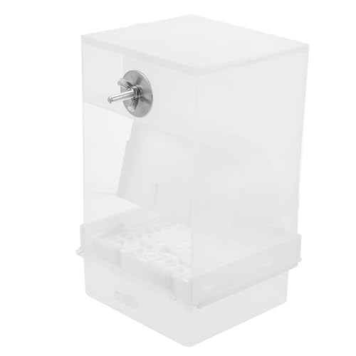 TOYANDONA Vogel Food Box mit Automatischer Zuführung Acrylfütterer für Papageien und Wellensittiche Kapazität Sicher und Langlebig für Vogelkäfige und Futterversorgung TOYANDONA Vogel Food Box mit Automatischer Zuführung Acrylfütterer für Papageien und Wellensittiche Kapazität Sicher und Langlebig für Vogelkäfige und Futterversorgung von TOYANDONA