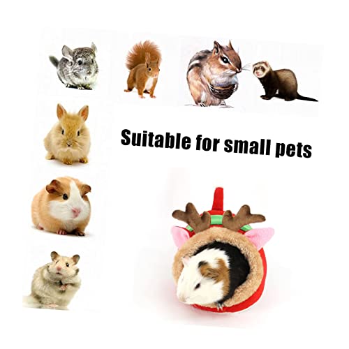 TOYANDONA Warmes Hamsterbett mit Halbgeschlossenem Design Waschbar und Winddicht Kleines Haustiernest für Zwerghamster und Meerschweinchen um Sicheren Rückzugsort und Spielplatz zu Bieten TOYANDONA Warmes Hamsterbett mit Halbgeschlossenem Design Waschbar und Winddicht Kleines Haustiernest für Zwerghamster und Meerschweinchen um Sicheren Rückzugsort und Spielplatz zu Bieten von TOYANDONA