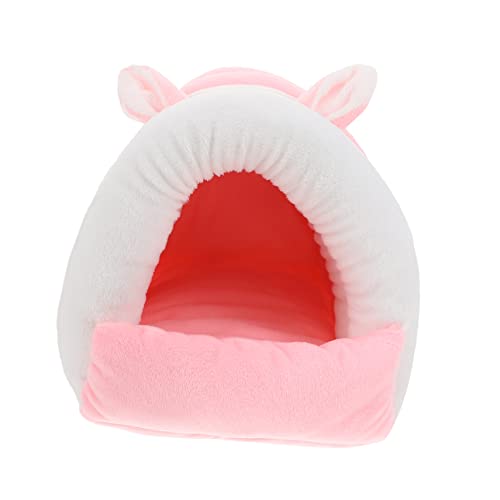 TOYANDONA Warmes Hamsterhaus Kuscheliges Kleintiernest aus Baumwollfleece Versteck und Schlafhaus für Meerschweinchen Kaninchen Flughörnchen und Igel Leichtes Tragbares Winterbett TOYANDONA Warmes Hamsterhaus Kuscheliges Kleintiernest aus Baumwollfleece Versteck und Schlafhaus für Meerschweinchen Kaninchen Flughörnchen und Igel Leichtes Tragbares Winterbett von TOYANDONA