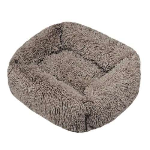 TPIONEER Rechteckiges Hundebett aus Plüsch, warme Wintermatte, für kleine, mittelgroße und große Haustiere, Katzen, Hundebett, Zwinger, Welpen, Sofa, Katzenkissen, Haustiere, Sofa-Zubehör von TPIONEER