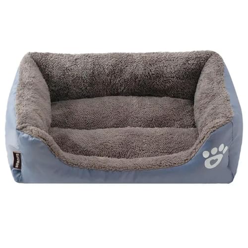 TPIONEER S-3XL Großes Haustier Katzen-Hundebett Warmes, gemütliches Hundehaus Weiches Fleece-Nestkörbchen Hausmatte Sommer Winter Wasserdichter Zwinger von TPIONEER