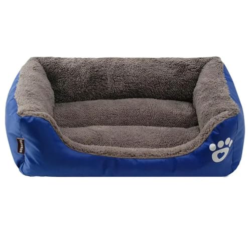 TPIONEER S-3XL Großes Haustier Katzen-Hundebett Warmes, gemütliches Hundehaus Weiches Fleece-Nestkörbchen Hausmatte Sommer Winter Wasserdichter Zwinger von TPIONEER