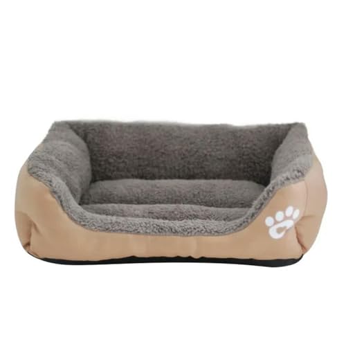 TPIONEER S-3XL Großes Haustier Katzen-Hundebett Warmes, gemütliches Hundehaus Weiches Fleece-Nestkörbchen Hausmatte Sommer Winter Wasserdichter Zwinger von TPIONEER