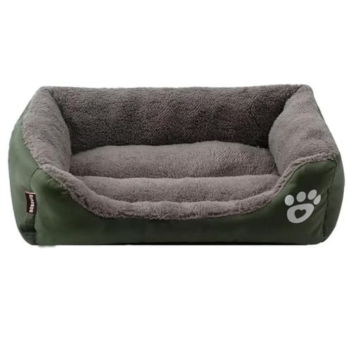 TPIONEER S-3XL Großes Haustier Katzen-Hundebett Warmes, gemütliches Hundehaus Weiches Fleece-Nestkörbchen Hausmatte Sommer Winter Wasserdichter Zwinger von TPIONEER