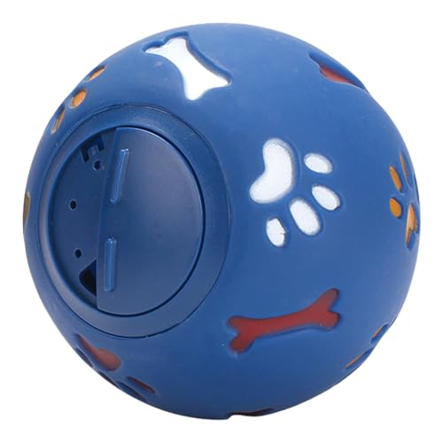 TQEBWUS Leckerli-Spielzeug-Spenderball für Hunde, Puzzle-Spielzeugball für Hunde, Welpen-Kauspielzeug, interaktiver Leckerli-Spenderball, Haustierbedarf, Haustier-Puzzleball-Spielzeug für kleine, von TQEBWUS