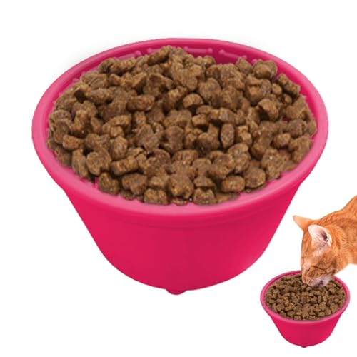 TQEBWUS Slow Food Bowl für kleine Hunde | Pet Slow Food Eimer - Haustierbedarf, gesunde Fressschüssel, Hundespielzeug interaktiv für geistige Bereicherung für Hunde von TQEBWUS