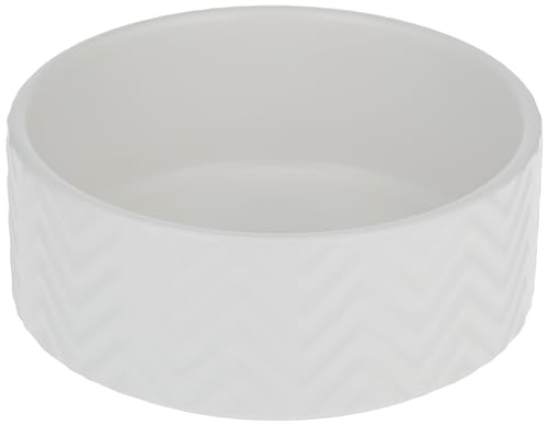 Futterstation aus Keramik, 0,9 l/Ø 16 cm, Weiß von TRIXIE