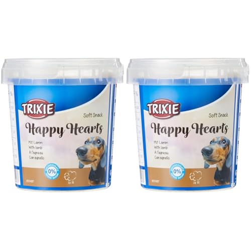 Soft Snack Happy Hearts, 500 g (Packung mit 2) von TRIXIE