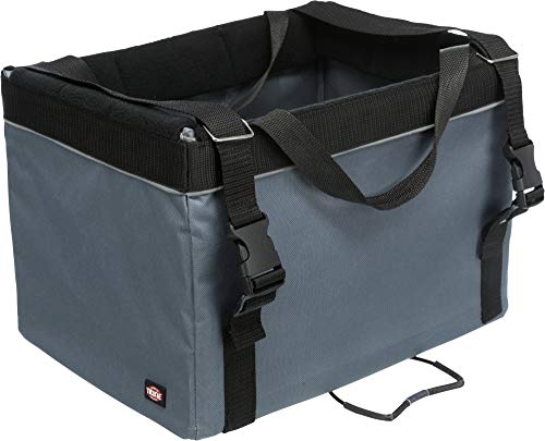 TRIXIE 13104 Front-Box für Fahrräder, 38 × 25 × 25 cm, grau von TRIXIE