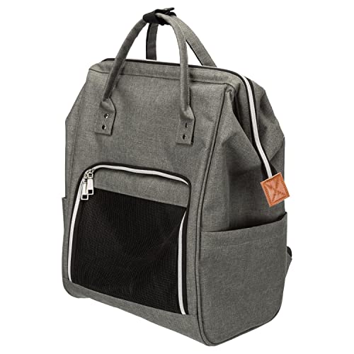 TRIXIE 28840 Rucksack AVA, 32 × 42 × 22 cm, grau von TRIXIE