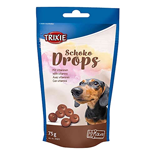 TRIXIE 31611 Schoko Drops, 75 g von TRIXIE