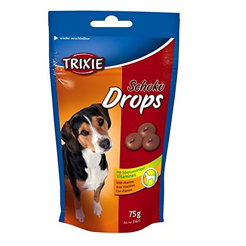 TRIXIE 31611 Schoko Drops, 75 g von TRIXIE