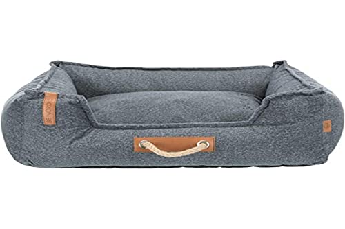 TRIXIE BE Nordic Bett Föhr Soft, eckig, 80 × 60 cm, grau von TRIXIE