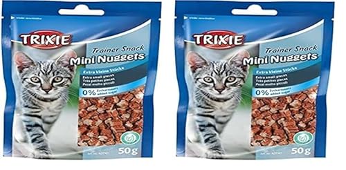 TRIXIE 42741 Premio Trainer Snack Mini Fish Nuggets, 50 g (Packung mit 2) von TRIXIE